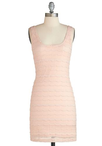 Modcloth Got A Blush On You Dress