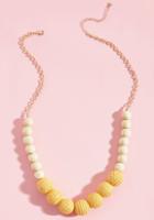 Modcloth Do As You're Bold Necklace In Sunshine