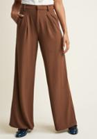 Modcloth Pleated Wide-leg Trousers In 1x