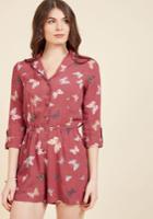  So Field With Joy Romper In Butterfly In L