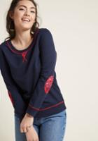 Modcloth The Nick Of Downtime Pullover In Xl