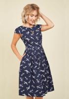  Unmatched Panache A-line Dress In Airplanes In Xl