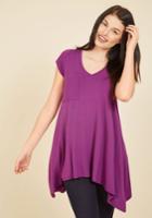  A Crush On Casual Tunic In Berry In S