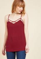 Transition Accomplished Tank Top In Garnet In Xxs