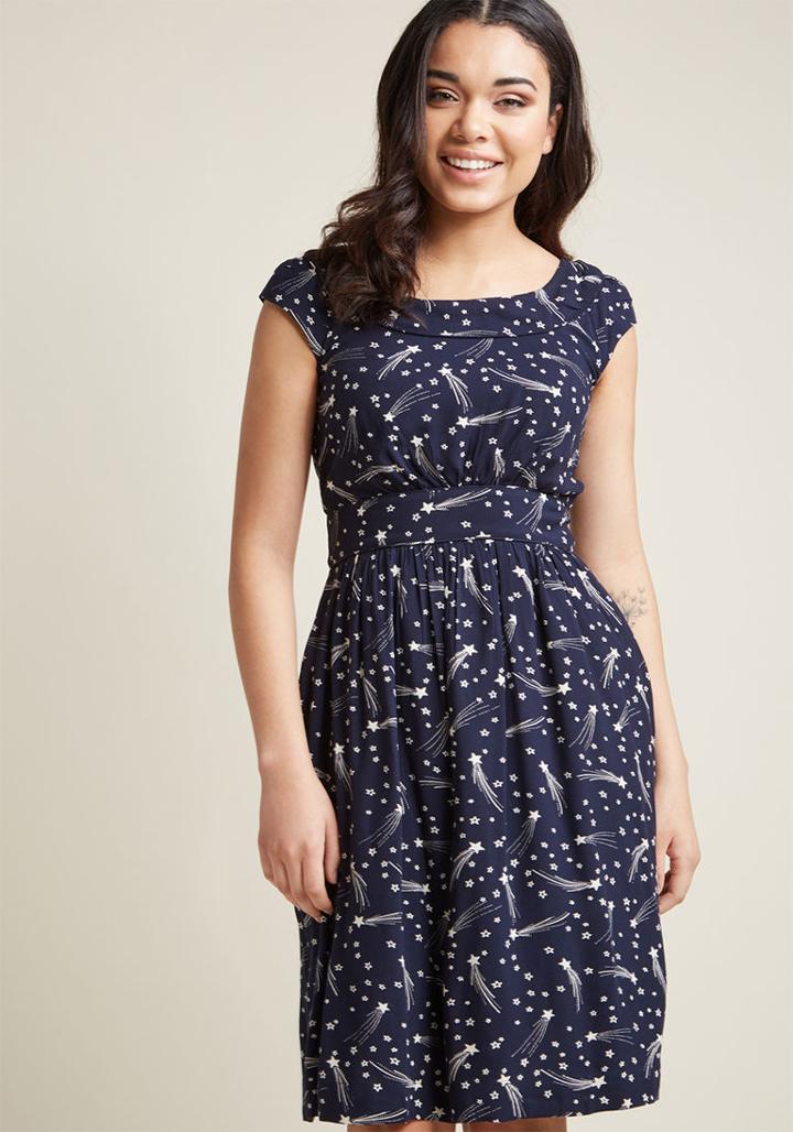 Emilyandfin Emily And Fin Day After Day A-line Dress In Shooting Stars In M