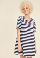  Perfected With Playfulness Cotton Dress In Xs