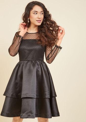  Statement Innovator A-line Dress In S