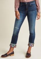 Modcloth Driftwood Off The Cuff Cropped Skinny Jeans In 24