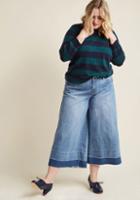 Modcloth As Cool As They Come Cropped Jeans - 14-22 In 22