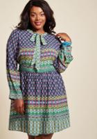 Modcloth Most Delightful To Date Shirt Dress