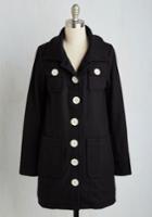Lovedove Deja Brew Coat In Black