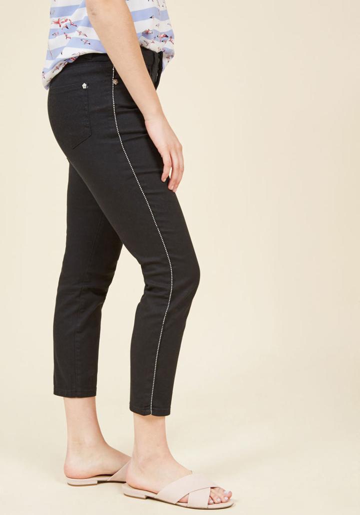 Modcloth A Feel For Details Cropped Pants In 3x