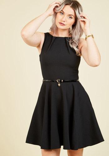  Luck Be A Lady A-line Dress In Black In 20 (uk)