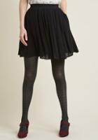 Modcloth Swingy Mini Skirt With Pockets In Black In 3x