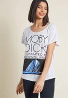 Modcloth Ahab A Nice Day Graphic Tee In Xs
