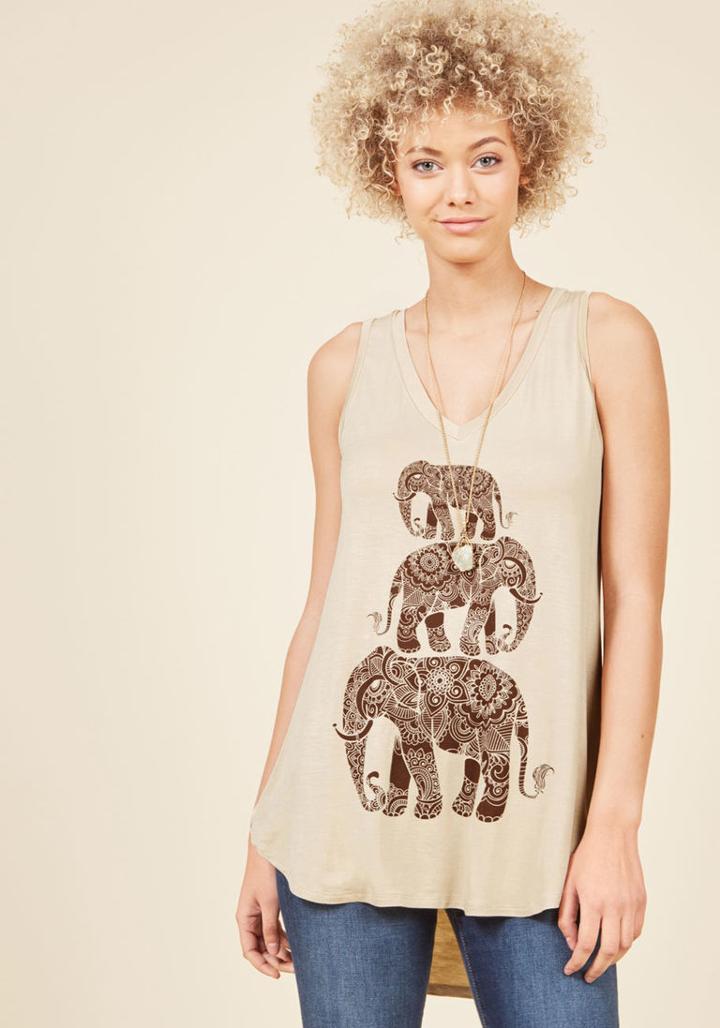 Modcloth Tusk Act To Follow Tank Top