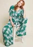 Collectif Collectif X Mc Expressive Essence Wide-leg Jumpsuit In 22 (uk)
