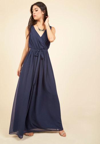  Terrace Time-out Maxi Dress In Navy In Xxs