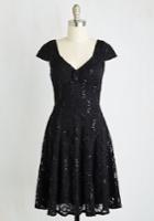 Yellowstar Cask Party Dress In Noir