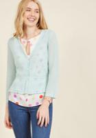 Modcloth Sweetest Subtleties Cardigan In Mint In 4x