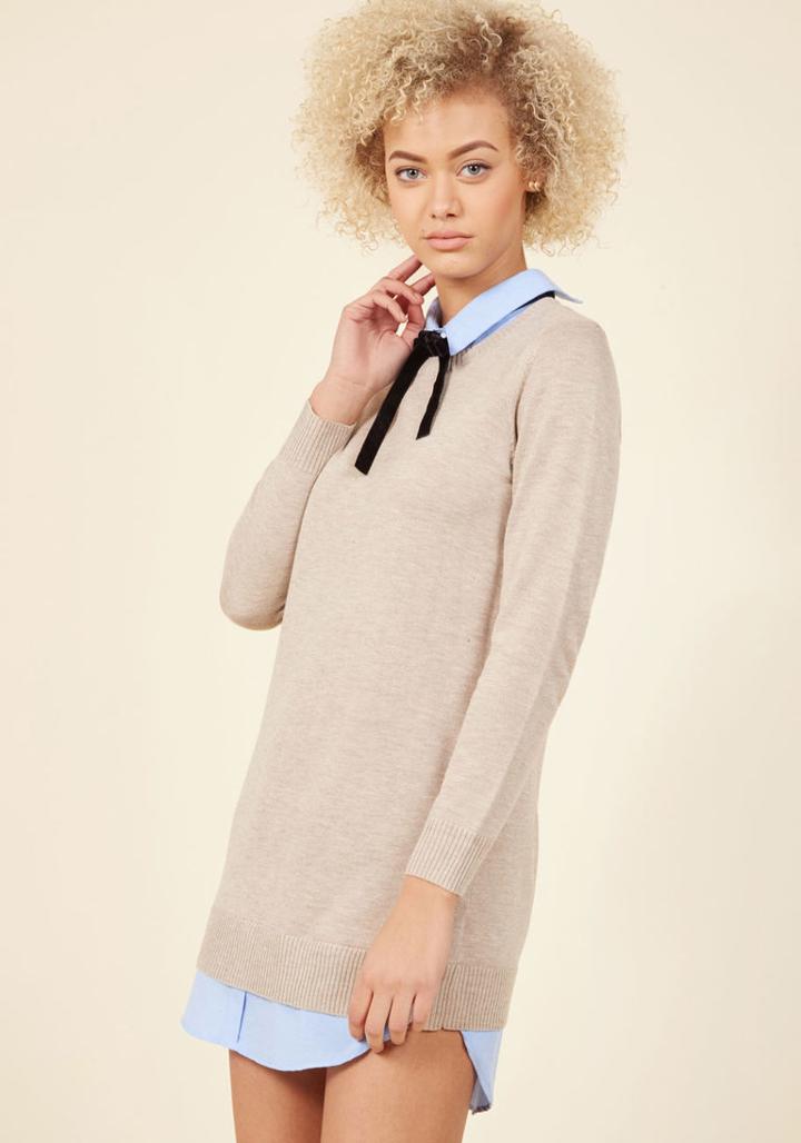  Still Savvy Sweater Dress In S
