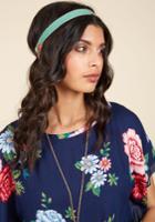  Touch Of Luxury Velvet Headband In Pistachio