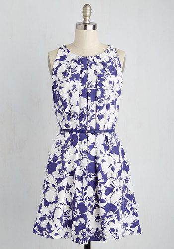  Great Wavelengths Dress In Indigo Blooms In 1x