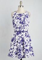  Great Wavelengths Dress In Indigo Blooms In 1x