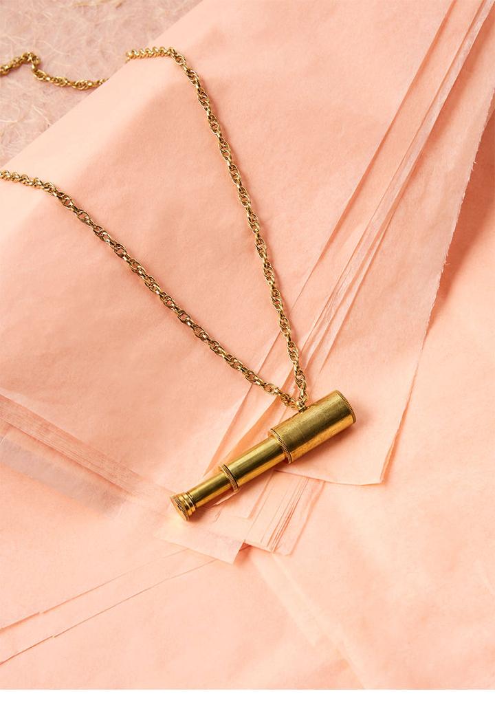 Modcloth The Inside 'scope Pendant Necklace