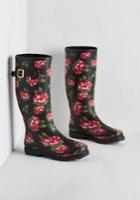 Betseyjohnsonfootwear Splash Of Panache Rain Boot In Roses