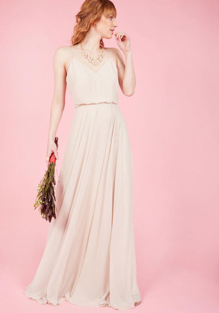 Jennyyoo The Essence Of Enchantment Maxi Dress In Taupe