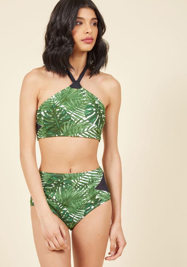  Tri Something New Swimsuit Top In Palms In 2x
