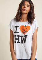 Modcloth From The Bottom Of My Haunt Graphic T-shirt In 2x
