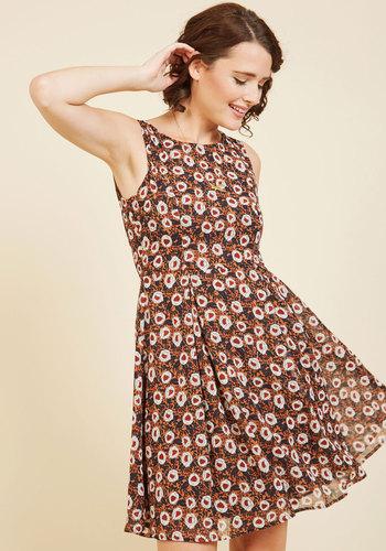  I Rest My Grace A-line Dress In Retro Bloom In 4x