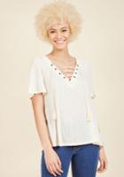  Backyard Bonfire Knit Top In M