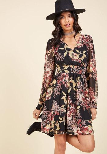 Cuisine Zine Floral Dress In S
