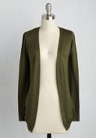 Modcloth Simple Sweetness Lace Cardigan In Fern In M