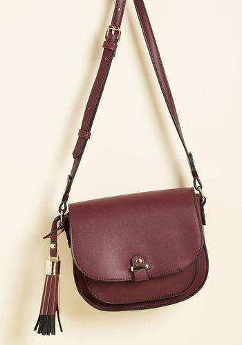  Tassel In Air Bag In Burgundy