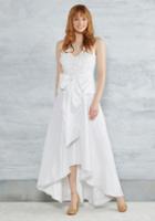 Modcloth City Hall Couture Maxi Dress In White