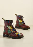  March Through Manhattan Leather Boot In Splatter In 6