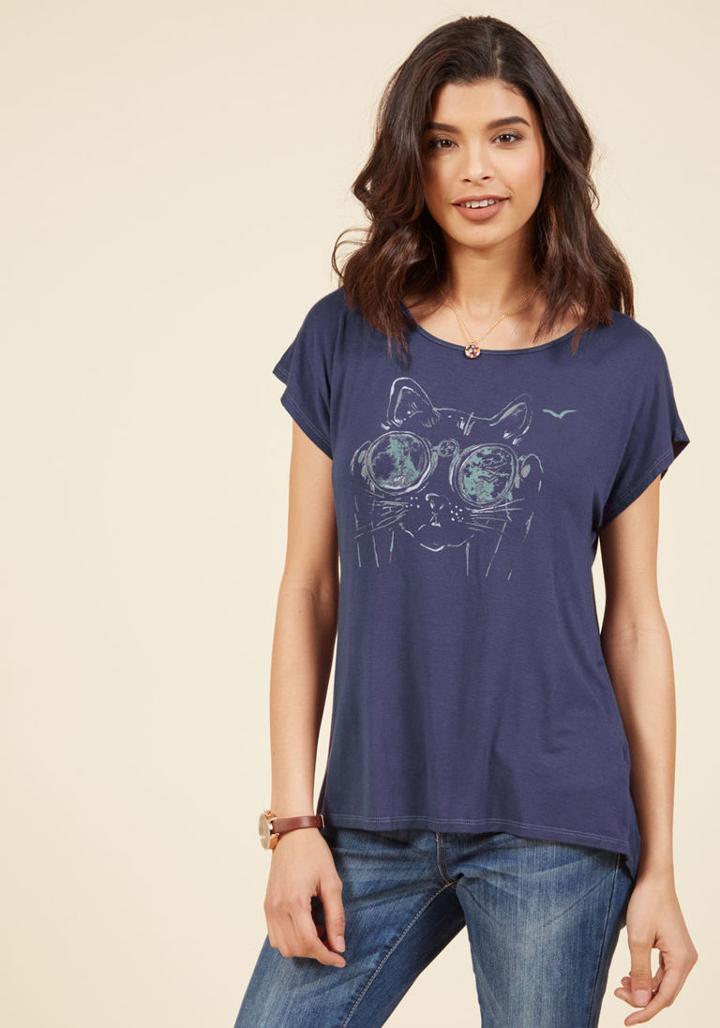  Peek-a-view T-shirt In 4x
