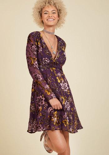 From The Flaunt To The Back Velvet Dress In S