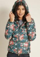 Blutsgeschwister Blutsgeschwister Floral Puffer Jacket In M