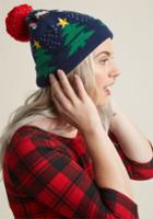 Modcloth Kringle All The Way Knit Hat