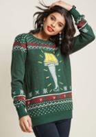 Modcloth It's A Major Reward! Sweater In M