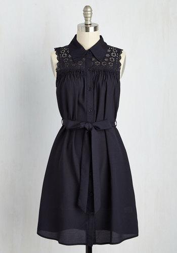  Gazebo Skylight A-line Dress In Navy In S