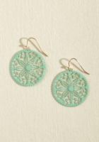 Modcloth Double, Double, Doily And Trouble Earrings