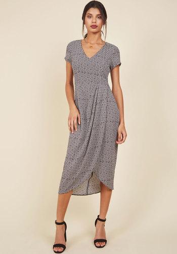  Crepes And Coffee Midi Dress In S