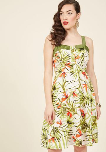  Make Mine Retro A-line Dress In 4x