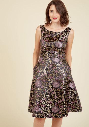  All Your Allure A-line Dress In Black In S